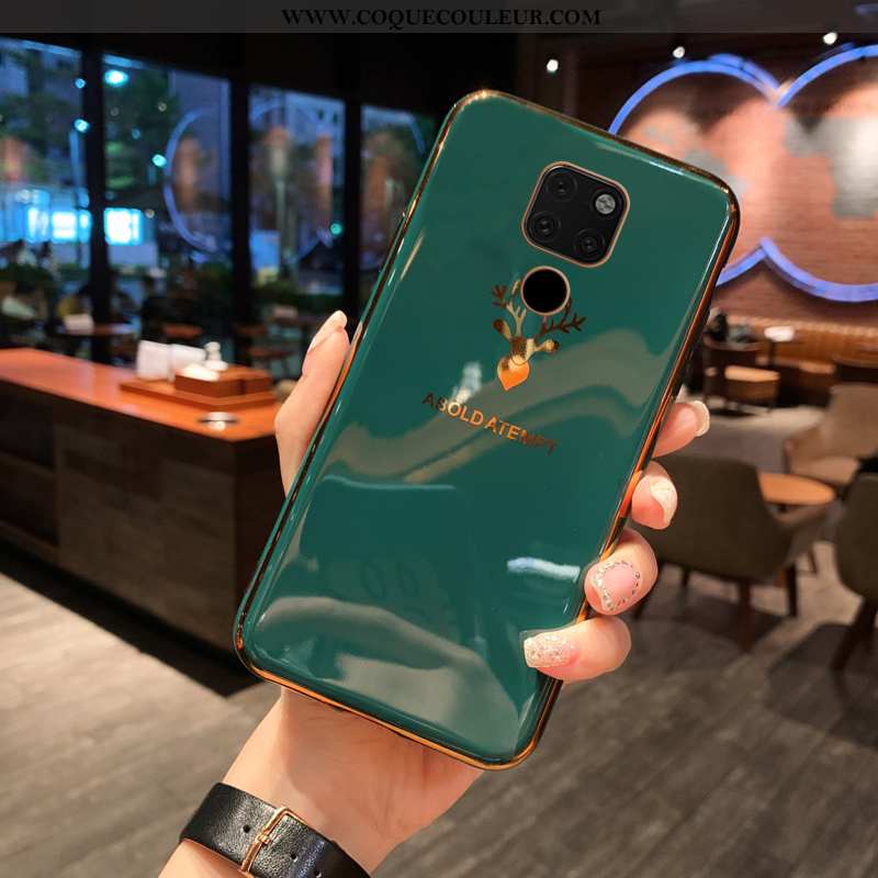 Housse Huawei Mate 20 Silicone Légère Tout Compris, Étui Huawei Mate 20 Protection Bleu