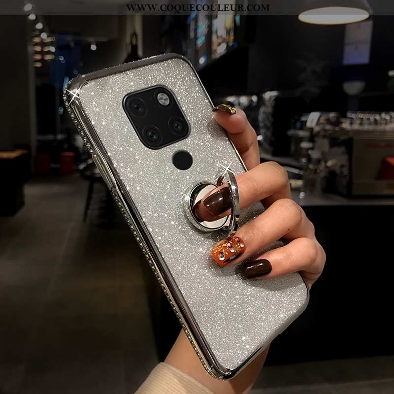 Housse Huawei Mate 20 Silicone Luxe Net Rouge, Étui Huawei Mate 20 Protection Violet