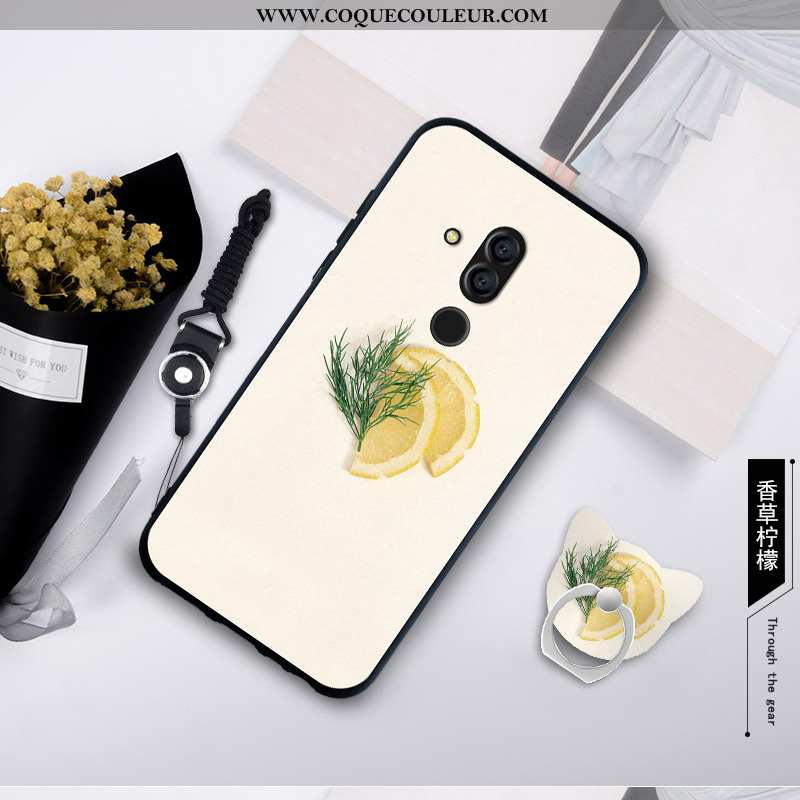 Coque Huawei Mate 20 Lite Personnalité Simple Silicone, Housse Huawei Mate 20 Lite Fluide Doux Étui 