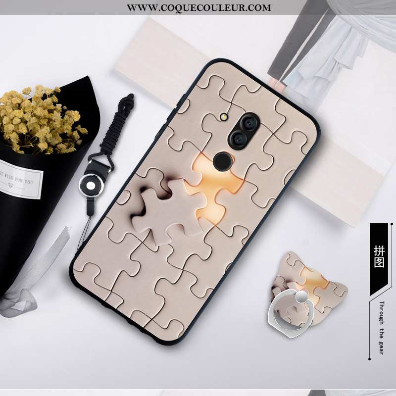 Coque Huawei Mate 20 Lite Personnalité Simple Silicone, Housse Huawei Mate 20 Lite Fluide Doux Étui 