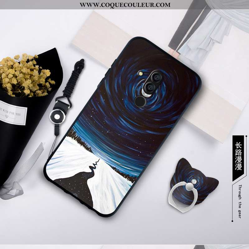 Coque Huawei Mate 20 Lite Personnalité Simple Silicone, Housse Huawei Mate 20 Lite Fluide Doux Étui 