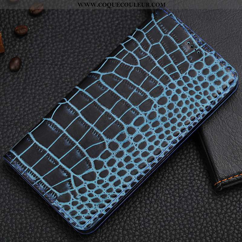 Étui Huawei Mate 20 Lite Modèle Fleurie Cuir Véritable Étui, Coque Huawei Mate 20 Lite Protection Ro