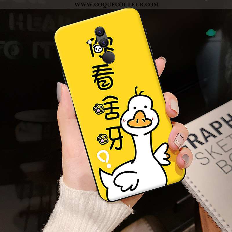 Coque Huawei Mate 20 Lite Créatif Tendance, Housse Huawei Mate 20 Lite Dessin Animé Personnalité Ros