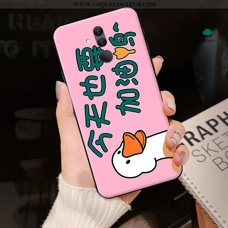 Coque Huawei Mate 20 Lite Créatif Tendance, Housse Huawei Mate 20 Lite Dessin Animé Personnalité Ros