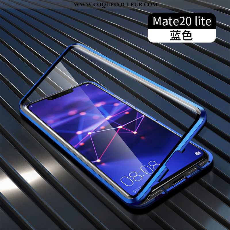 Coque Huawei Mate 20 Lite Verre Net Rouge Jeunesse, Housse Huawei Mate 20 Lite Transparent Difficile