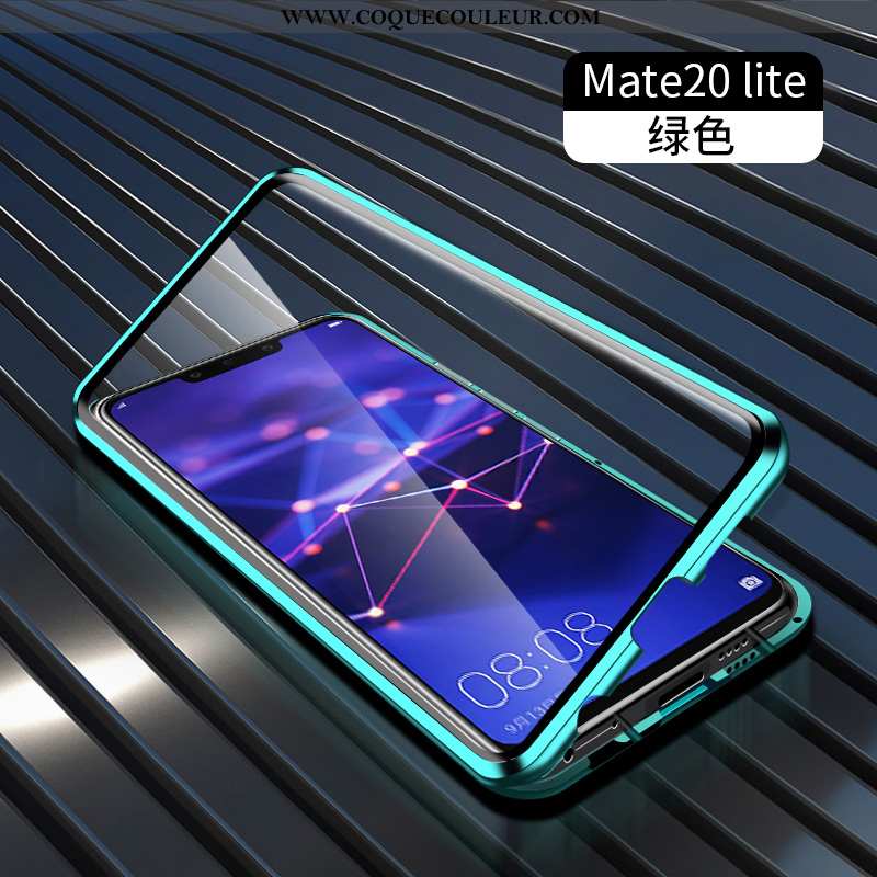 Coque Huawei Mate 20 Lite Verre Net Rouge Jeunesse, Housse Huawei Mate 20 Lite Transparent Difficile