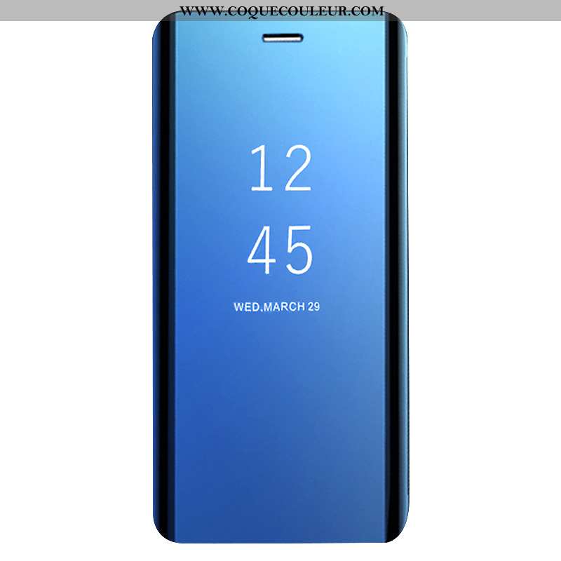 Coque Huawei Mate 20 Lite Créatif Bleu Coque, Housse Huawei Mate 20 Lite Cuir Clamshell