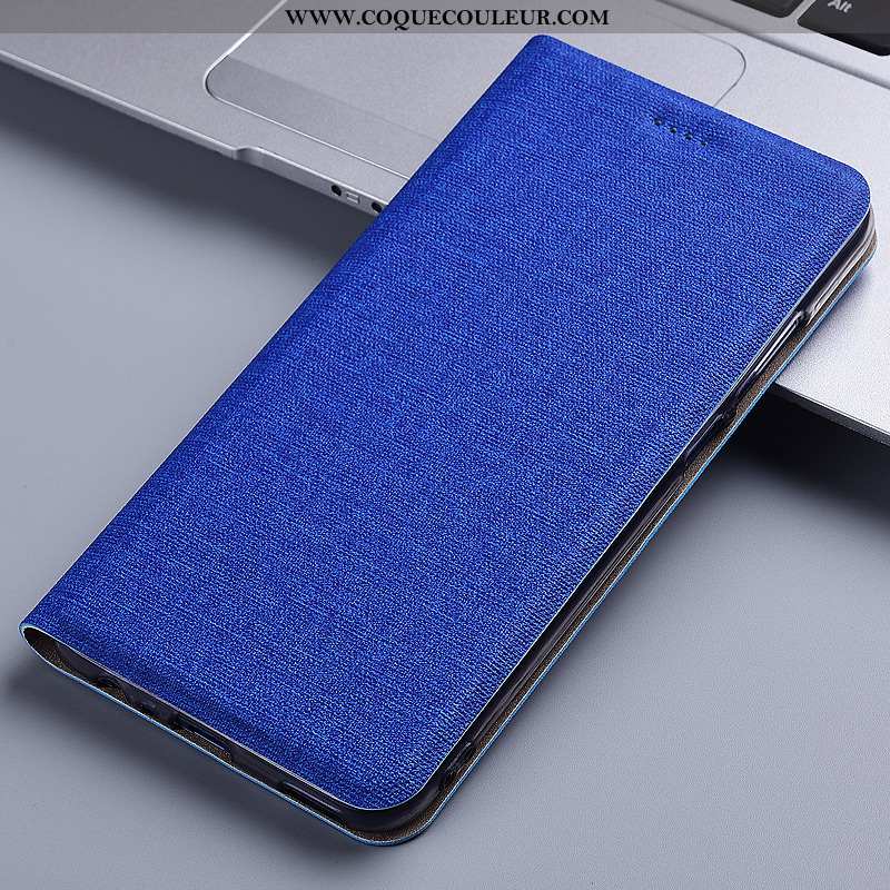 Coque Huawei Mate 20 Lite Protection Téléphone Portable, Housse Huawei Mate 20 Lite Cuir Étui Bleu