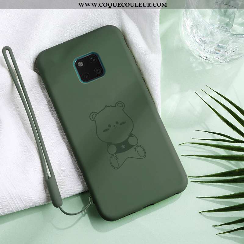 Étui Huawei Mate 20 Pro Charmant Rouge Net Rouge, Coque Huawei Mate 20 Pro Tendance Dessin Animé