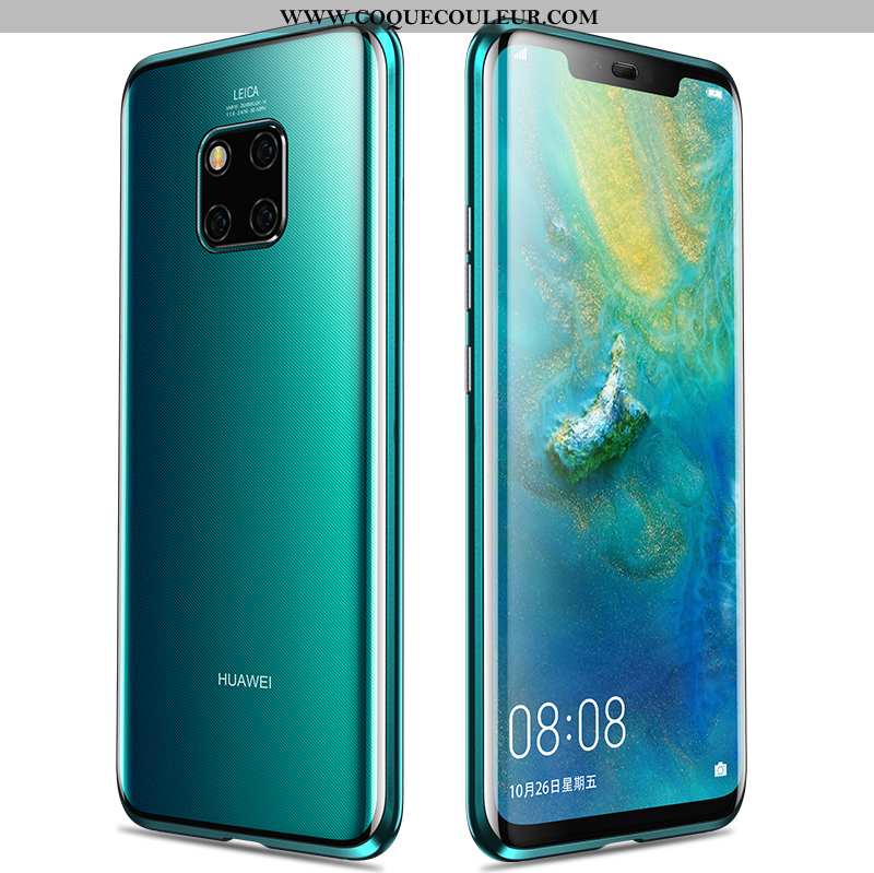 Housse Huawei Mate 20 Pro Tendance Métal Incassable, Étui Huawei Mate 20 Pro Protection Téléphone Po