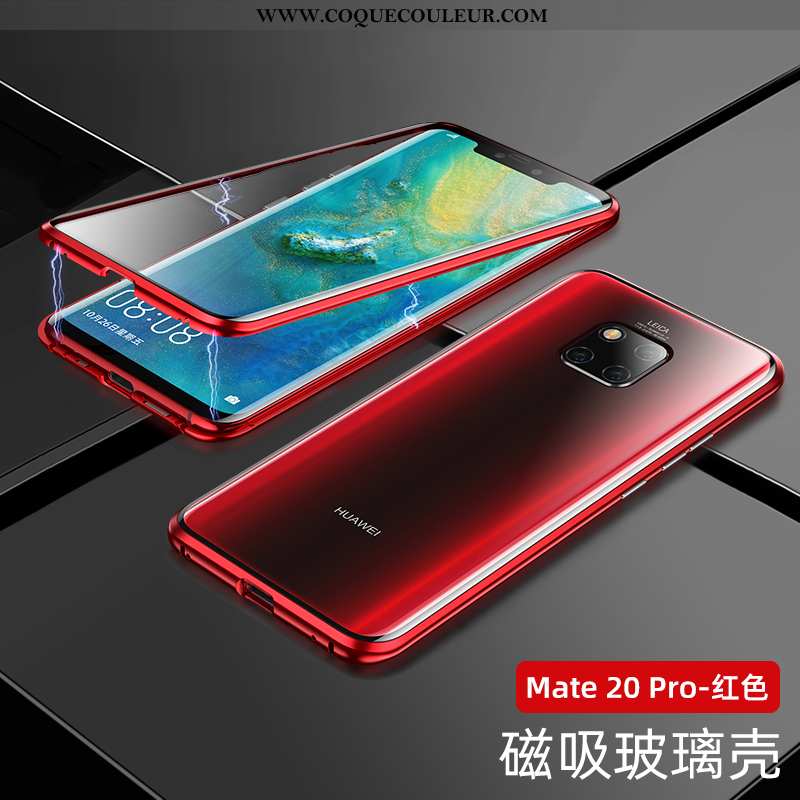 Housse Huawei Mate 20 Pro Tendance Métal Incassable, Étui Huawei Mate 20 Pro Protection Téléphone Po