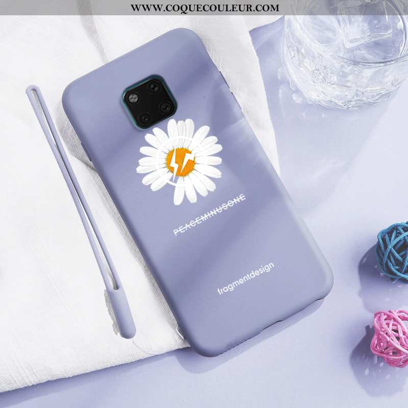 Étui Huawei Mate 20 Pro Créatif Téléphone Portable Simple, Coque Huawei Mate 20 Pro Fluide Doux Inca