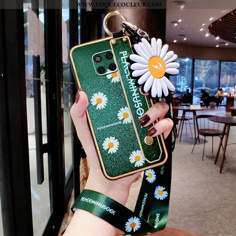 Étui Huawei Mate 20 Pro Silicone Fluide Doux Violet, Coque Huawei Mate 20 Pro Ornements Suspendus In