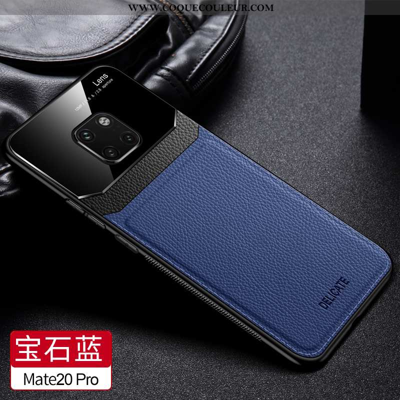 Coque Huawei Mate 20 Pro Personnalité Téléphone Portable Business, Housse Huawei Mate 20 Pro Cuir Pr