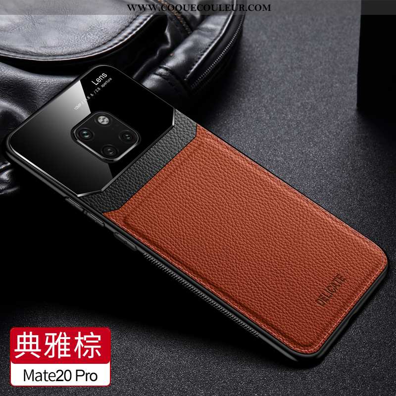 Coque Huawei Mate 20 Pro Personnalité Téléphone Portable Business, Housse Huawei Mate 20 Pro Cuir Pr