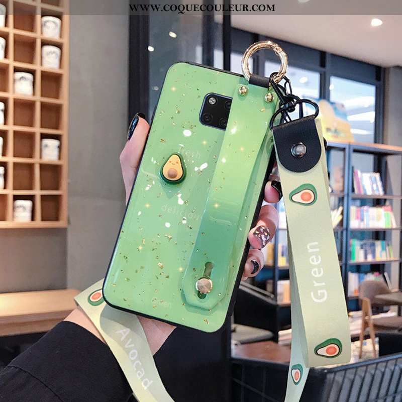 Étui Huawei Mate 20 Pro Ornements Suspendus Coque Tout Compris, Huawei Mate 20 Pro Créatif Vert Vert