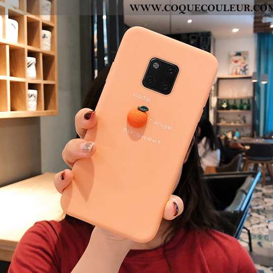 Étui Huawei Mate 20 Pro Protection Créatif Petit, Coque Huawei Mate 20 Pro Personnalité Rose