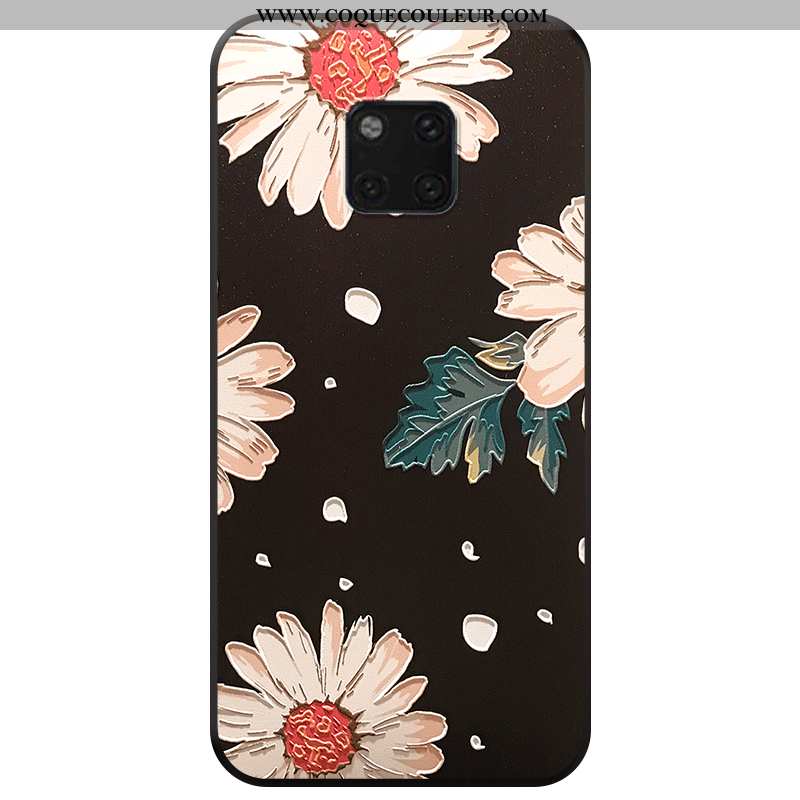 Étui Huawei Mate 20 Pro Créatif Personnalité Art, Coque Huawei Mate 20 Pro Fluide Doux Noir