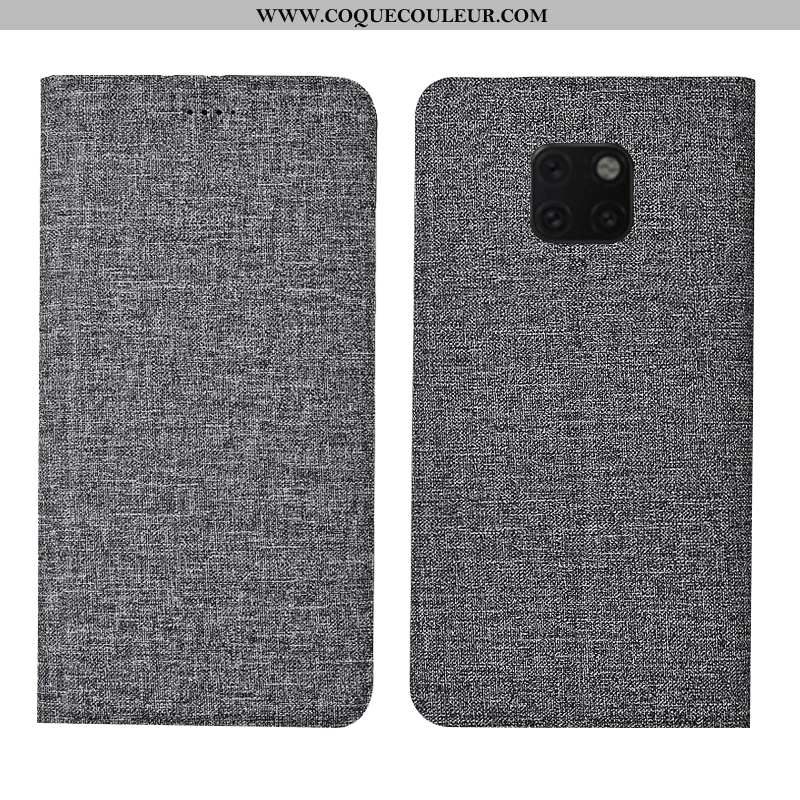 Coque Huawei Mate 20 Rs Cuir Étui Téléphone Portable, Housse Huawei Mate 20 Rs Bleu