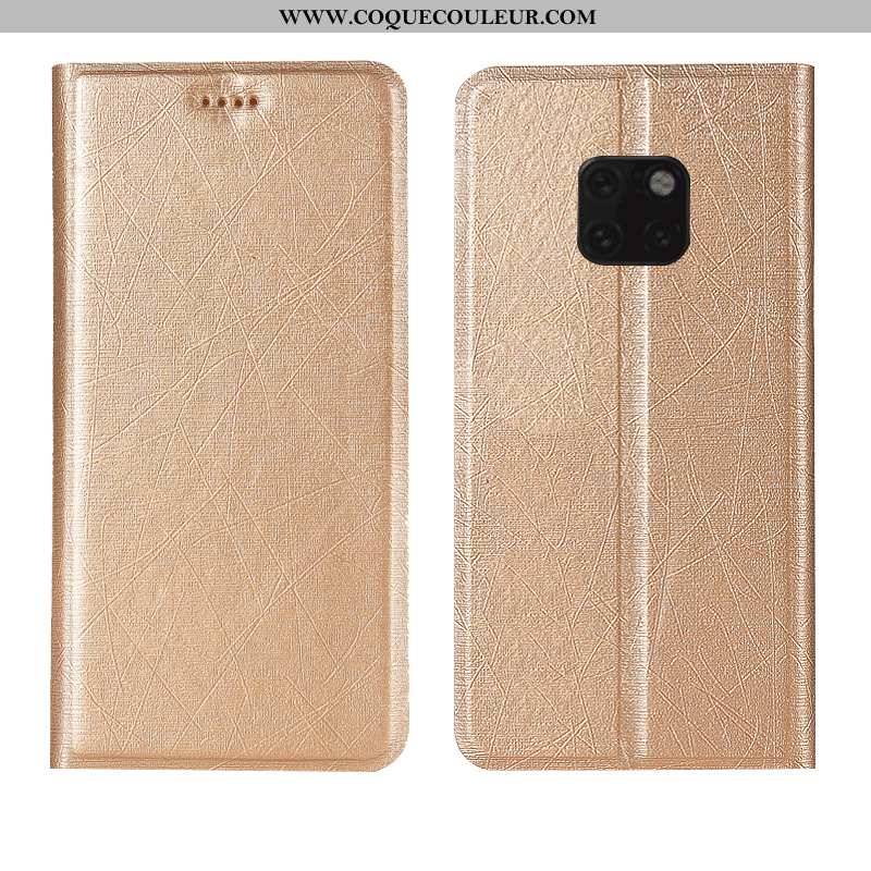 Housse Huawei Mate 20 Rs Modèle Fleurie Coque Étui, Étui Huawei Mate 20 Rs Cuir Or Doré