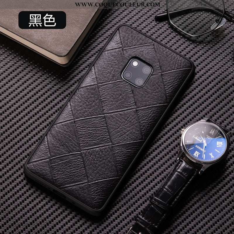 Étui Huawei Mate 20 Rs Fluide Doux Qualité Bovins, Coque Huawei Mate 20 Rs Cuir Véritable Tout Compr