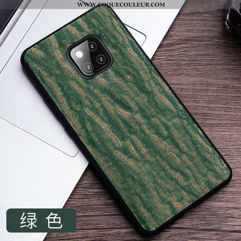 Coque Huawei Mate 20 Rs Tendance Mode Étui, Housse Huawei Mate 20 Rs Cuir Téléphone Portable Verte