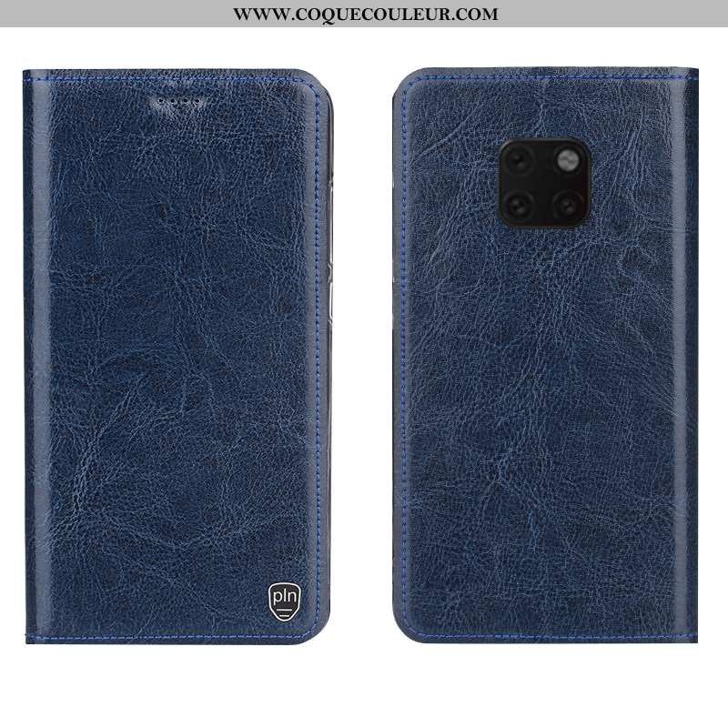 Coque Huawei Mate 20 Rs Cuir Gris Protection Véritable, Housse Huawei Mate 20 Rs Modèle Fleurie Étui