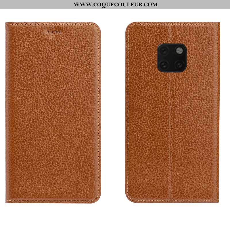 Housse Huawei Mate 20 Rs Protection Incassable Bleu, Étui Huawei Mate 20 Rs Cuir Véritable Cuir Bleu