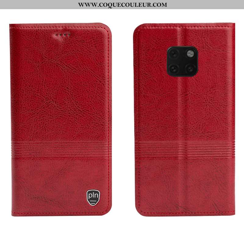 Coque Huawei Mate 20 Rs Cuir Véritable Étui Téléphone Portable, Housse Huawei Mate 20 Rs Cuir Protec