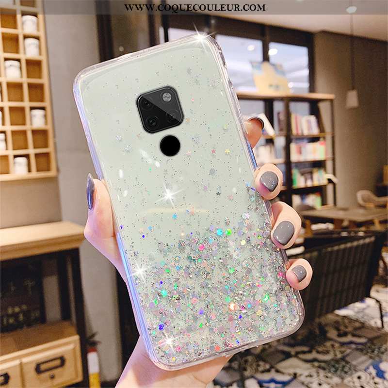 Coque Huawei Mate 20 X Transparent Incassable Vert, Housse Huawei Mate 20 X Mode Amoureux Verte