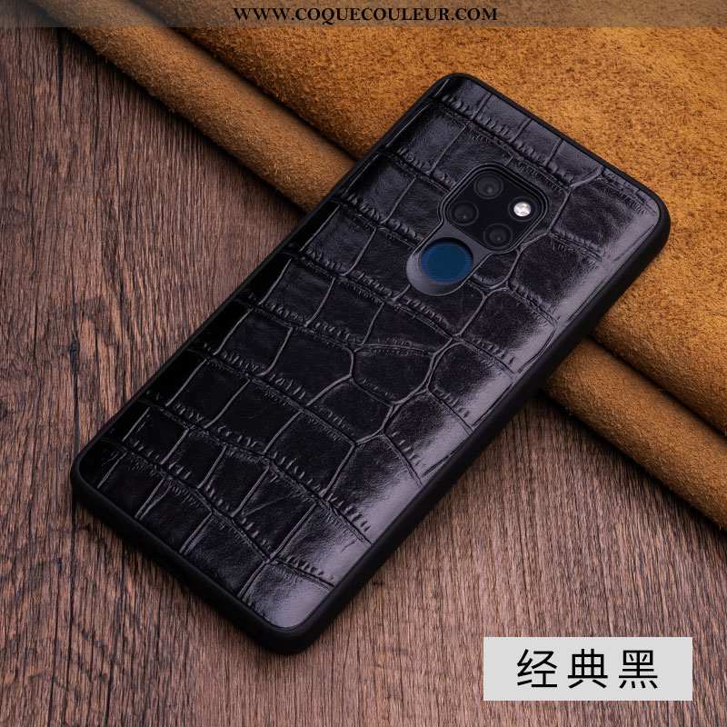 Étui Huawei Mate 20 X Cuir Véritable Business Étui, Coque Huawei Mate 20 X Cuir Couvercle Arrière No