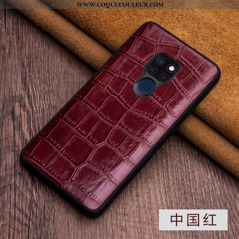 Étui Huawei Mate 20 X Cuir Véritable Business Étui, Coque Huawei Mate 20 X Cuir Couvercle Arrière No