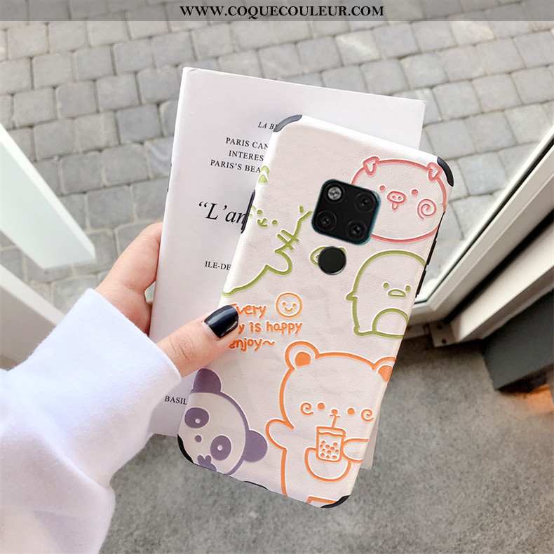 Étui Huawei Mate 20 X Modèle Fleurie Gaufrage Protection, Coque Huawei Mate 20 X Fluide Doux Charman