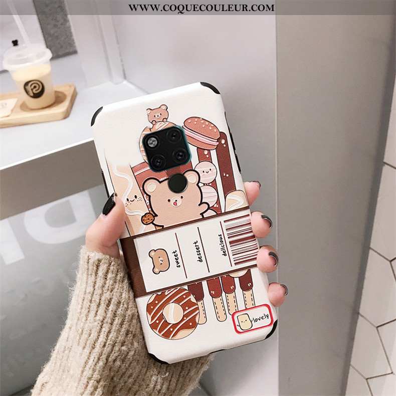 Étui Huawei Mate 20 X Modèle Fleurie Gaufrage Protection, Coque Huawei Mate 20 X Fluide Doux Charman