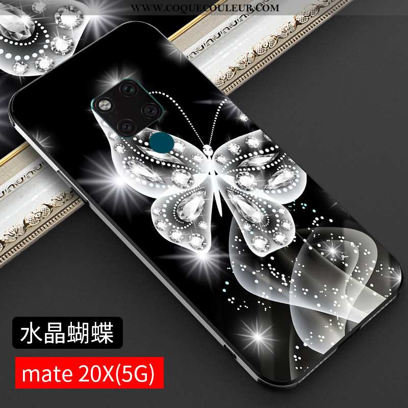 Housse Huawei Mate 20 X Tendance Tout Compris Luxe, Étui Huawei Mate 20 X Protection Bleu