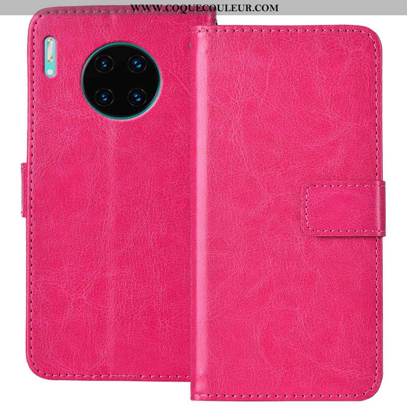 Housse Huawei Mate 30 Cuir Or Housse, Étui Huawei Mate 30 Protection Doré