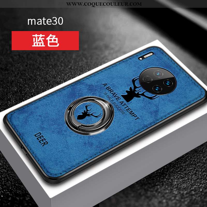 Étui Huawei Mate 30 Silicone Coque Tout Compris, Huawei Mate 30 Protection Personnalité Bleu
