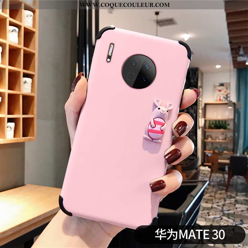 Étui Huawei Mate 30 Dessin Animé Personnalité Dimensionnel, Coque Huawei Mate 30 Modèle Fleurie Vert