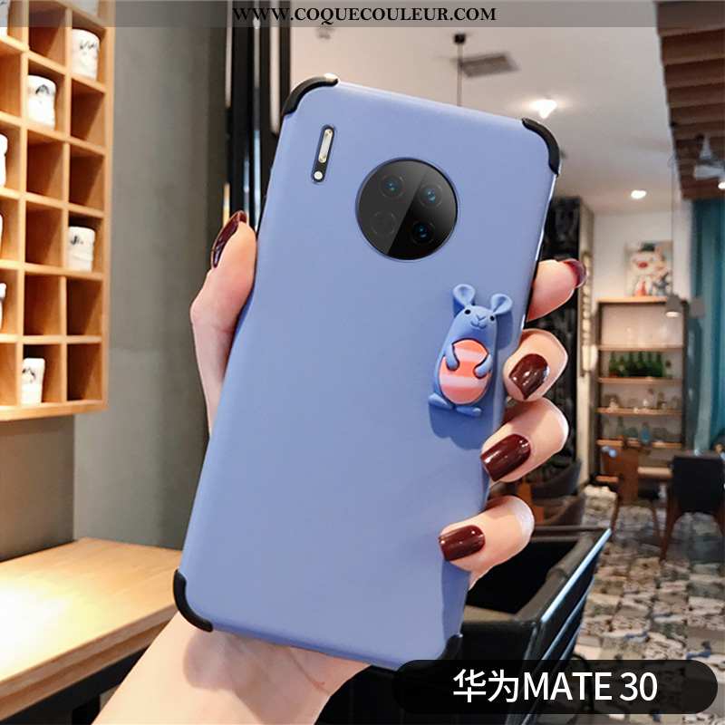 Étui Huawei Mate 30 Dessin Animé Personnalité Dimensionnel, Coque Huawei Mate 30 Modèle Fleurie Vert