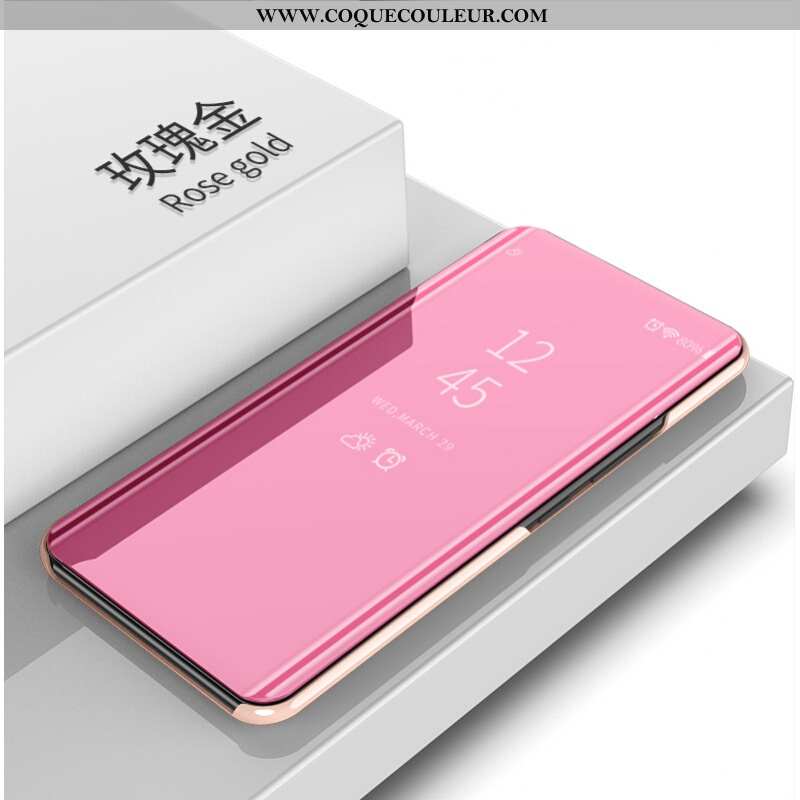 Étui Huawei Mate 30 Protection Téléphone Portable Or, Coque Huawei Mate 30 Cuir Clamshell Doré