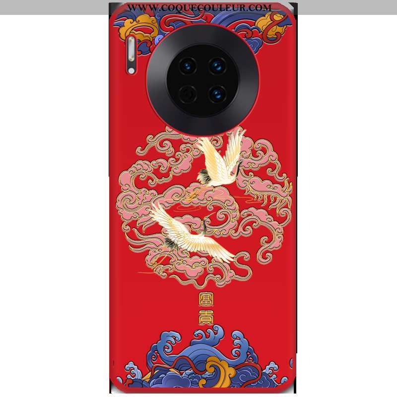 Coque Huawei Mate 30 Protection Tendance Nouveau, Housse Huawei Mate 30 Gaufrage Téléphone Portable 