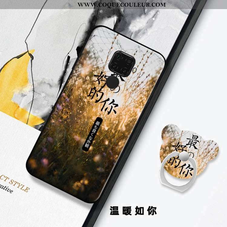 Étui Huawei Mate 30 Lite Mode Bleu Coque, Coque Huawei Mate 30 Lite Ornements Suspendus Tout Compris