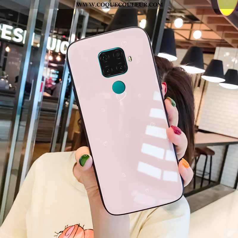 Housse Huawei Mate 30 Lite Personnalité Miroir Coque, Étui Huawei Mate 30 Lite Créatif Maquillage Ro