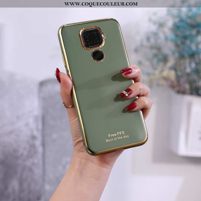 Étui Huawei Mate 30 Lite Protection Vert, Coque Huawei Mate 30 Lite Téléphone Portable Membrane Vert