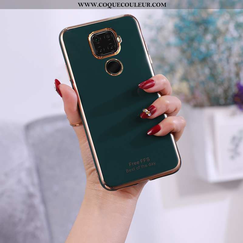 Étui Huawei Mate 30 Lite Protection Vert, Coque Huawei Mate 30 Lite Téléphone Portable Membrane Vert