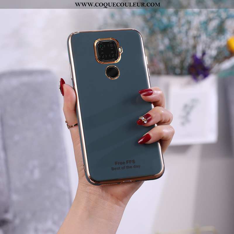 Étui Huawei Mate 30 Lite Protection Vert, Coque Huawei Mate 30 Lite Téléphone Portable Membrane Vert