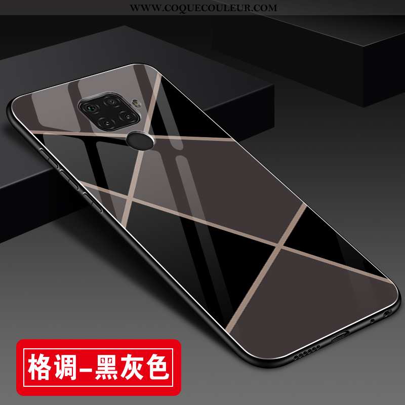 Housse Huawei Mate 30 Lite Protection Noir Net Rouge, Étui Huawei Mate 30 Lite Verre