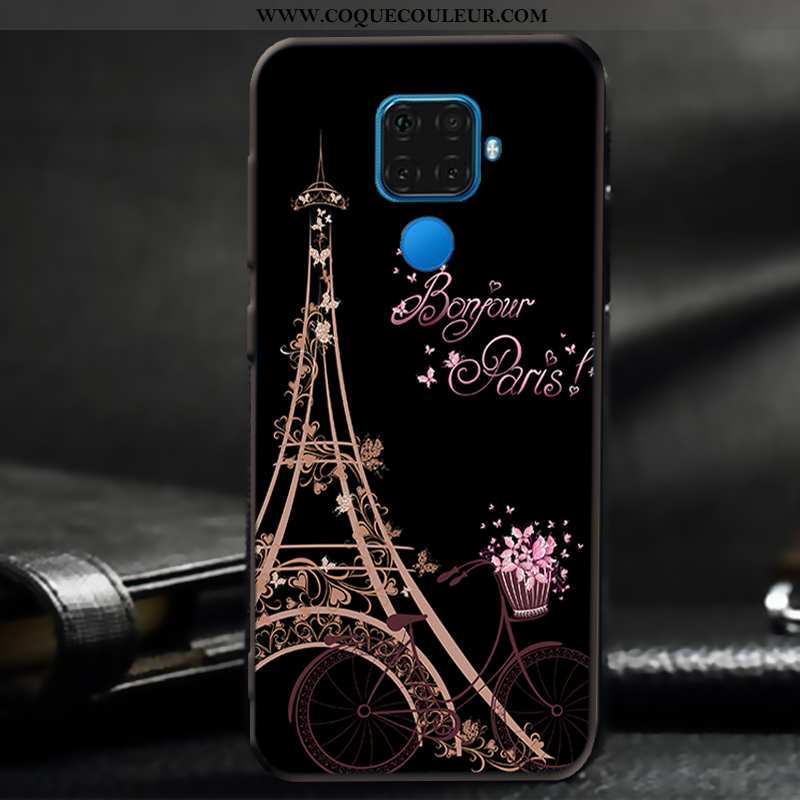 Coque Huawei Mate 30 Lite Délavé En Daim Fluide Doux Téléphone Portable, Housse Huawei Mate 30 Lite 