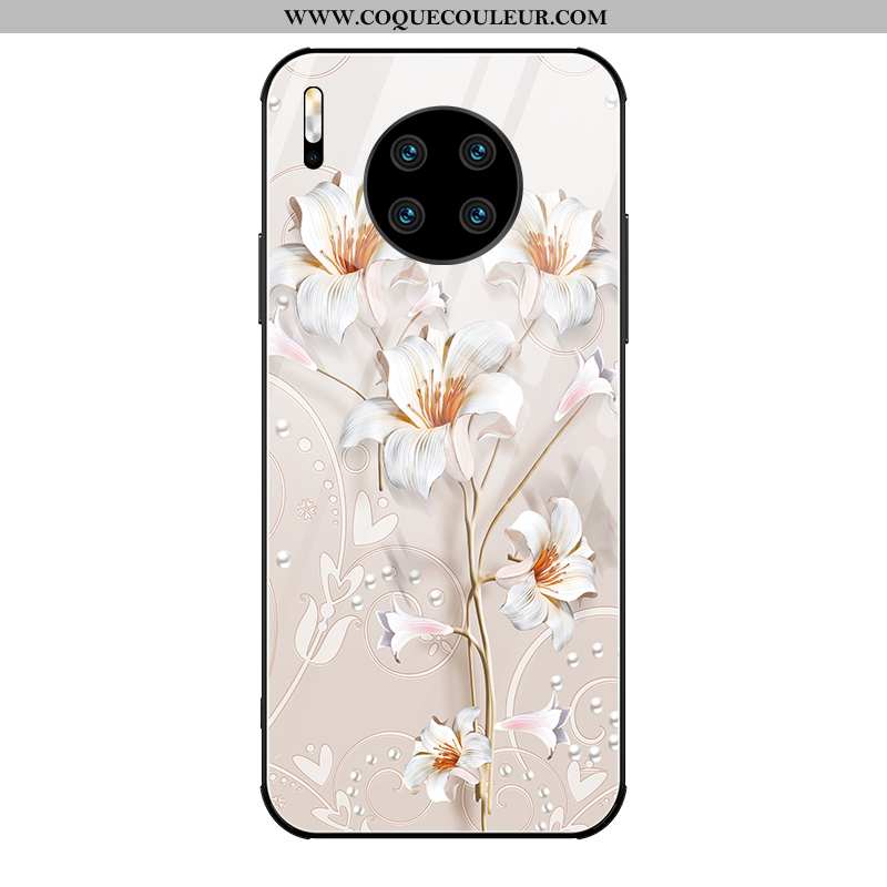 Coque Huawei Mate 30 Pro Ultra Verre Téléphone Portable, Housse Huawei Mate 30 Pro Tendance Personna