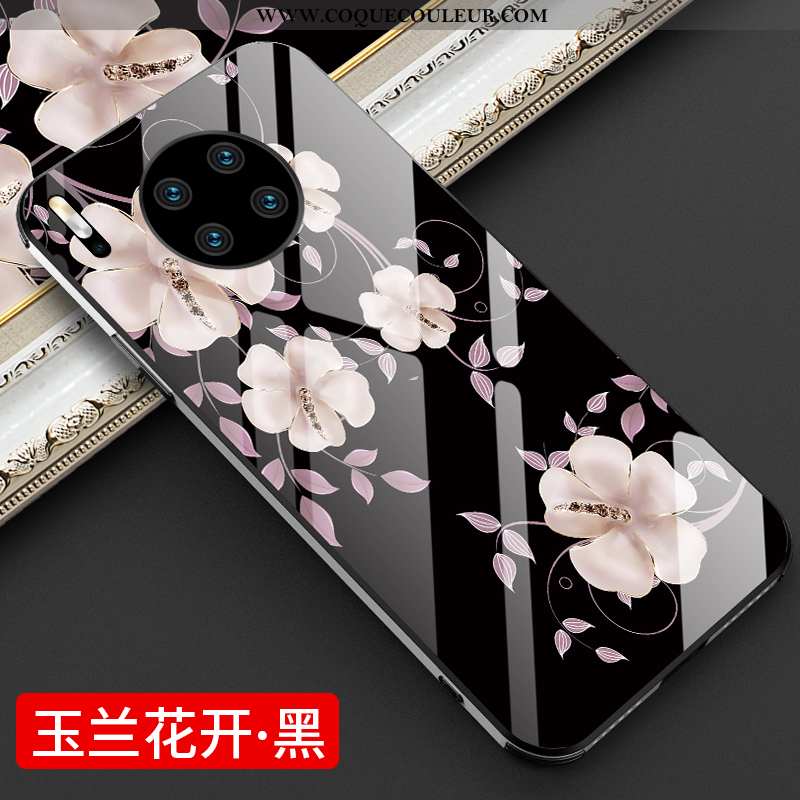 Coque Huawei Mate 30 Pro Ultra Verre Téléphone Portable, Housse Huawei Mate 30 Pro Tendance Personna